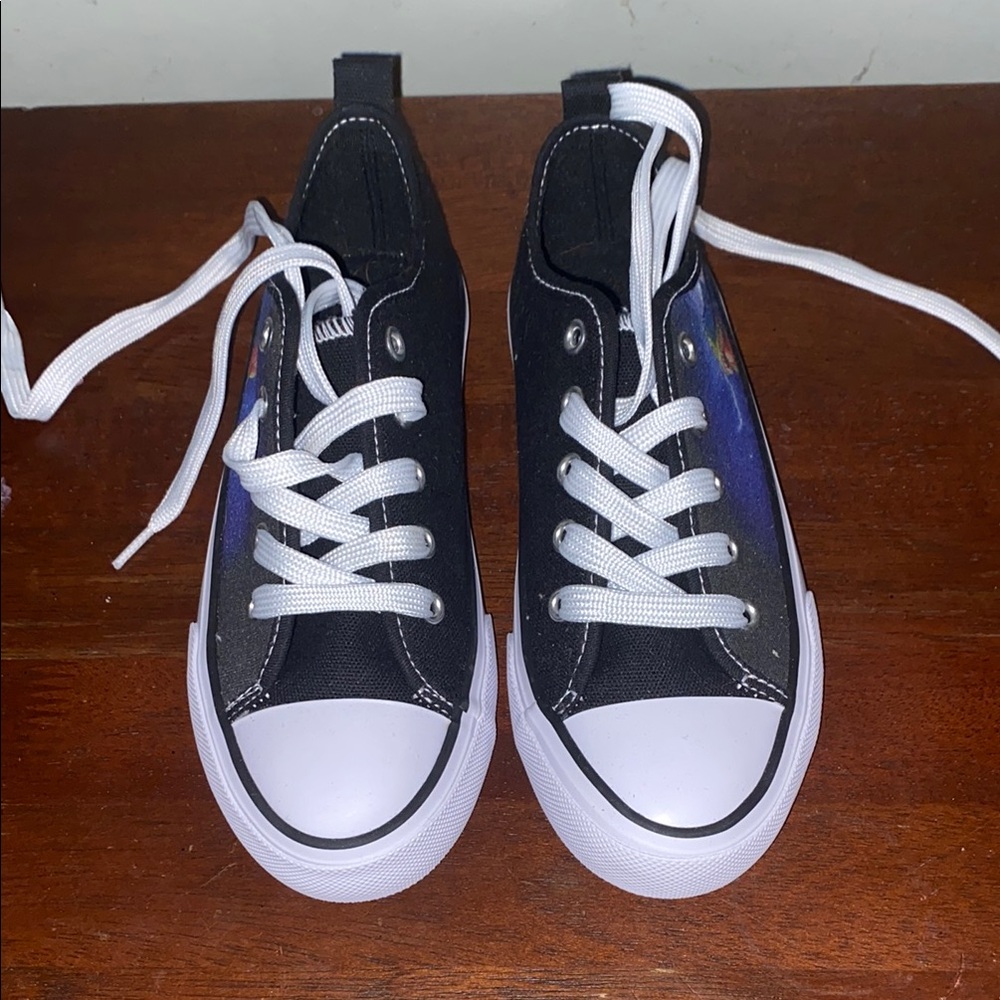 Kids Black and White Sneakers